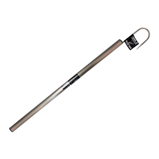 Wilson 2ft Fluted Aluminium Fishing Gaff