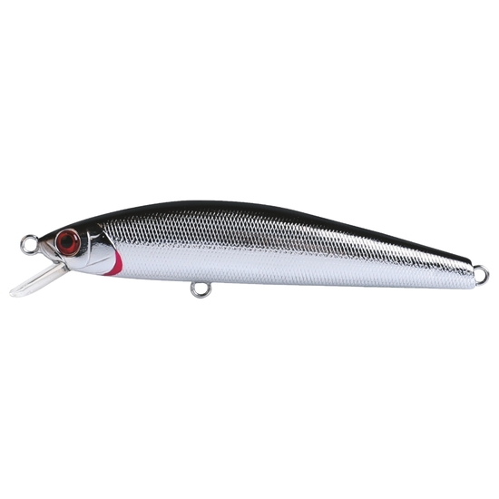 65mm Black Silver FishArt Avalanche Hard Body Minnow Fishing Lure - 4g Floating Lure