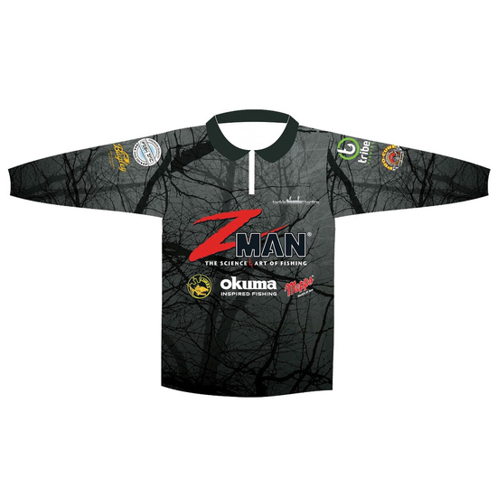 ZMan Tournament Fishing Shirt Quick Dry Long Sleeve with Front Zip