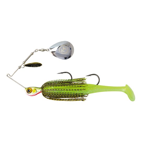 TT Lures 1/2oz Tornado+ Double Colorado Rigged Spinnerbait Lure - MOSSY