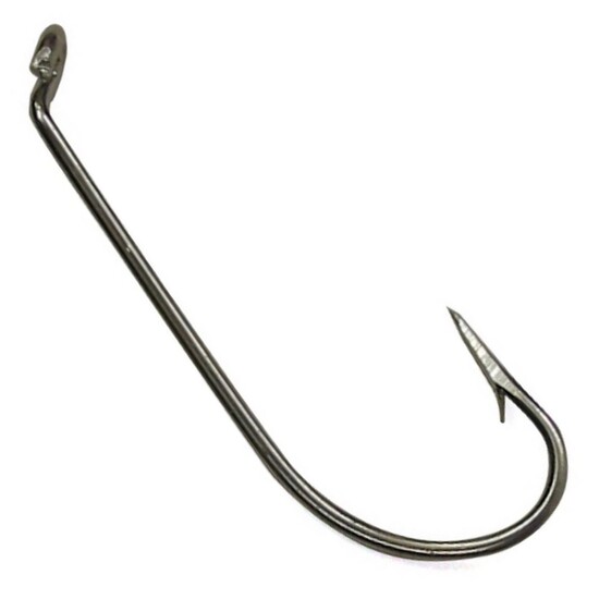 25 Pack of Size 1/0 Eagle Claw 6043T Open Eye Kirby Ganging Fishing Hooks