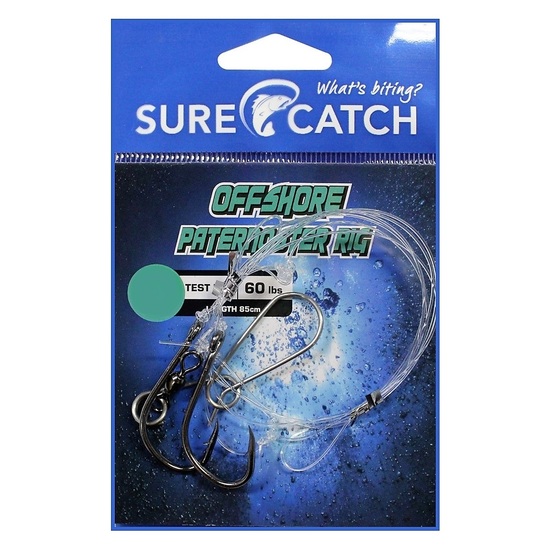 Surecatch 60lb Offshore Paternoster Fishing Rig with Chemically Sharpened Hooks (Hook Size:5/0)