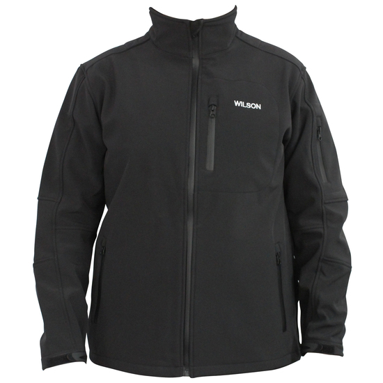 2XL Wilson Soft Shell Wind Resistant Jacket - Zippered Fishing Jacket