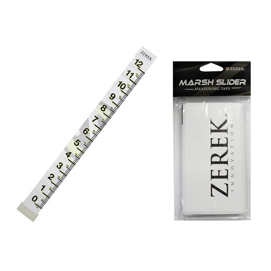 Zerek PVC Marsh Slider Fish Measuring Tape - Brag Tape