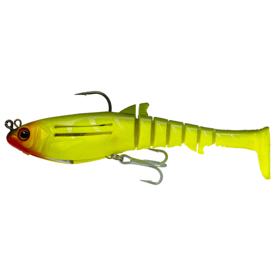 145mm Zerek Jighead Rigged Flat Shad X Soft Plastic Swimbait Lure-52gm Soft Bait - Chocolate Rose