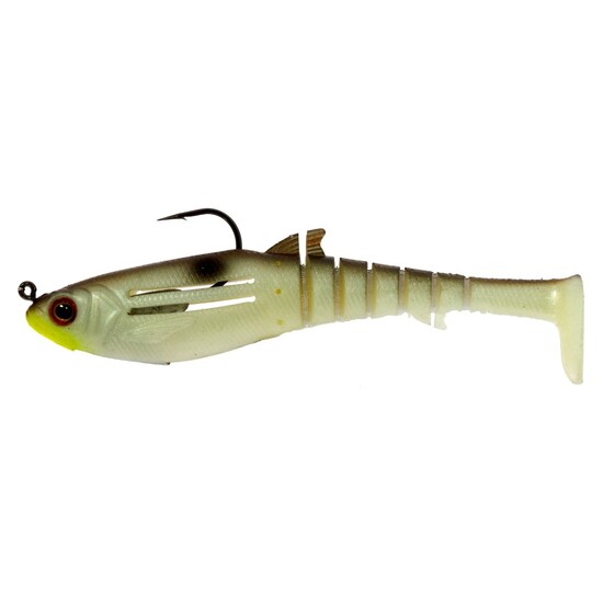 90mm Zerek Jighead Rigged Flat Shad X Soft Plastic Swimbait Lure-8gm Soft Bait - Space Mullet