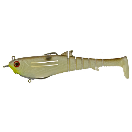 145mm Zerek Flat Shad X Weedless Soft Plastic Swimbait Lure - Space Mullet