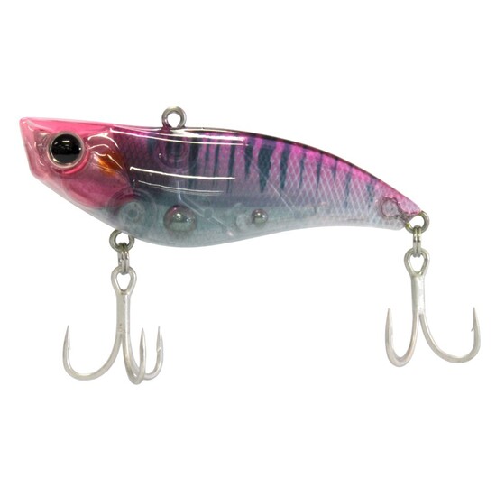70mm Pink Toxic Zerek Maniac Vibe Rattling Hard Body Fishing Lure - 14g Vibration Lure