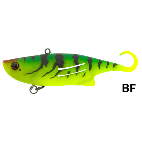 95mm Zerek Blended Frog Weedless Fish Trap Soft Vibe Fishing Lure - 18gm Soft Plastic Lure