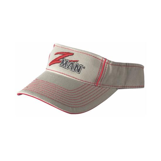 ZMan Lures ZMan Khaki Fishing Visor-100% Garment Washed Cotton Twill Fishing Hat