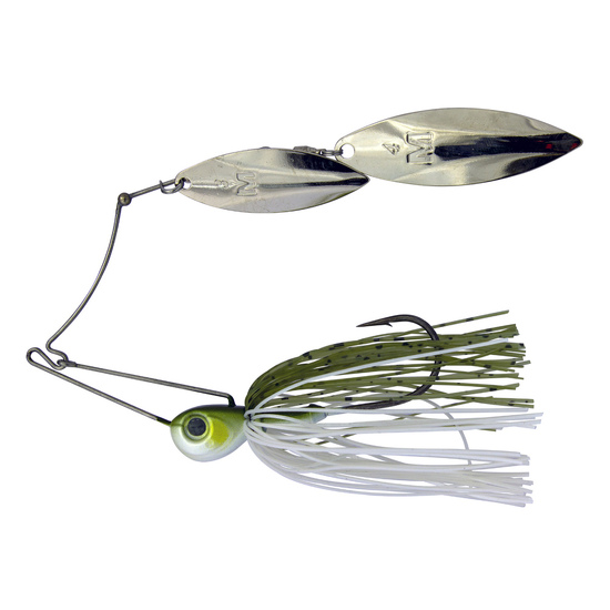 10gm Mustad Armlock Spinner Bait DW Fishing Lure with Double Willow Blades - AYU
