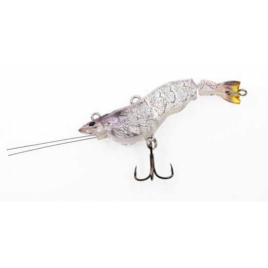 50mm Chasebaits Armour Prawn Finesse Hard Body Fishing Lure - Jelly Prawn