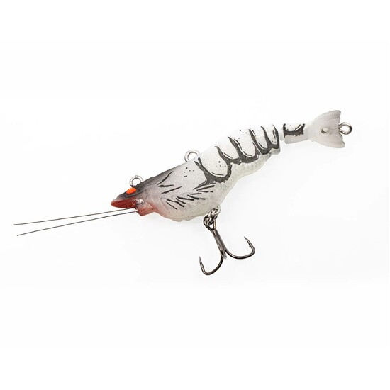 50mm Chasebaits Armour Prawn Finesse Hard Body Fishing Lure - Glow Zombie