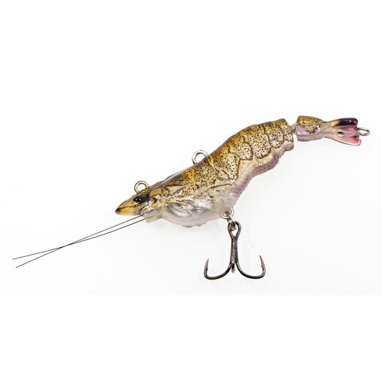 50mm Chasebaits Armour Prawn Finesse Hard Body Fishing Lure - Native Prawn