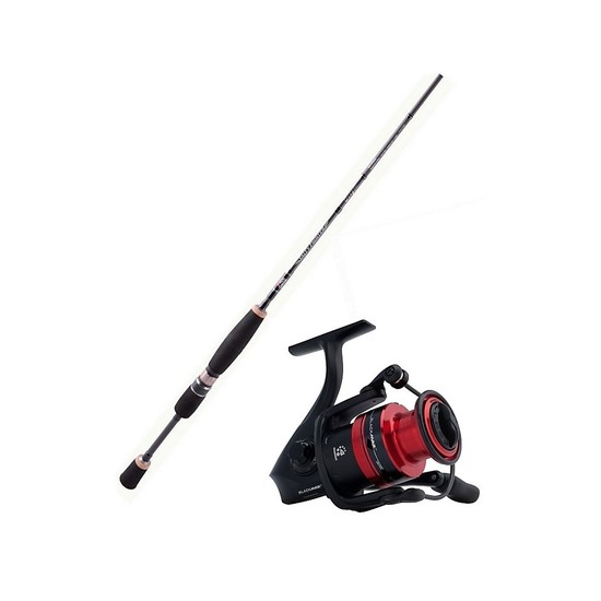 abu garcia open face combo