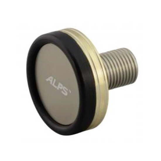 1 x Alps Deluxe Fishing Rod Butt End Cap with Threaded Insert -Choose the Colour [Colour: Gold-Sliver]