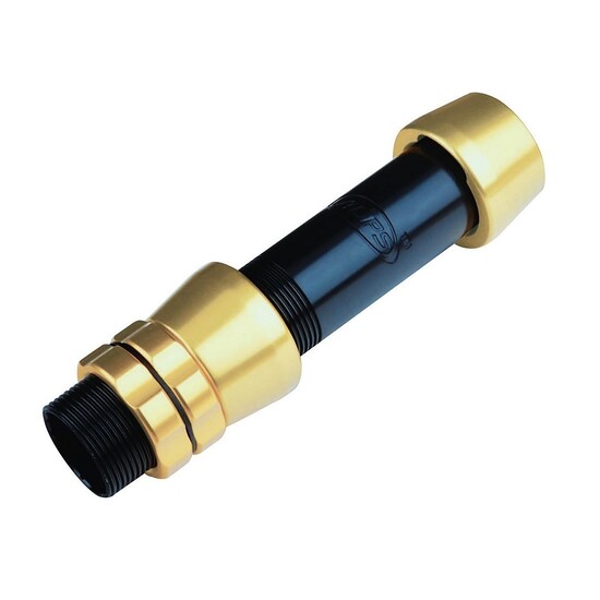 Alps ALX 22mm Heavy Duty Aluminium Reel Seat - Pale Gold/Black-Spin or Overhead