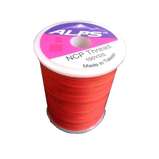 Alps 100yds of Brown/Orange Rod Wrapping Thread - Size A (0.15mm) Rod Binding Cotton