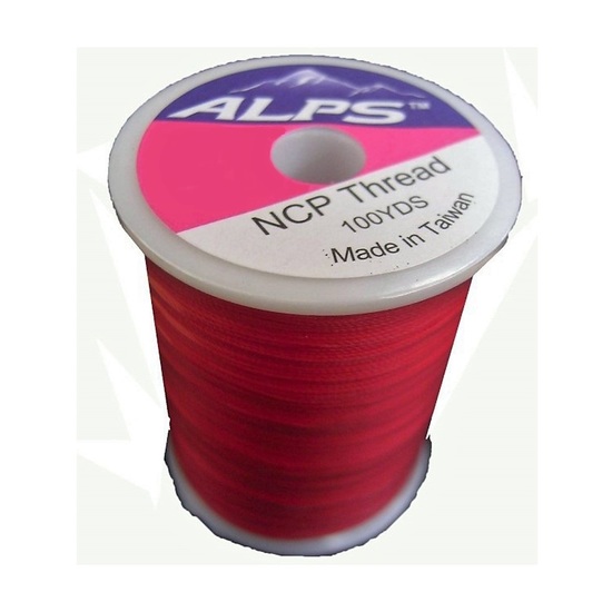 Alps 100yds of Red Rod Wrapping Thread - Size A (0.15mm) Rod