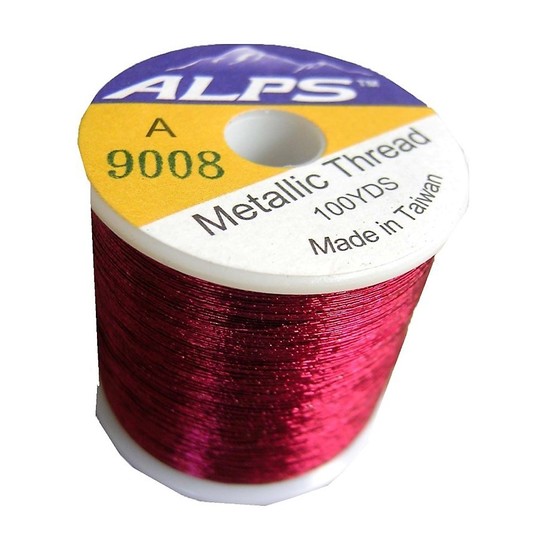 Alps 100yds of Metallic Burgundy Rod Wrapping Thread-Size A (0.15mm) Thread