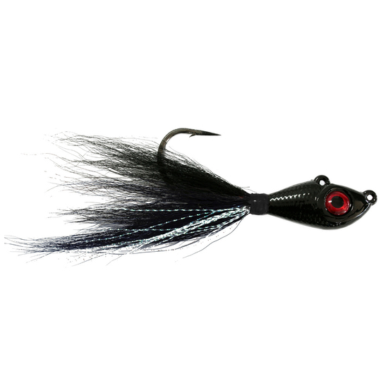 Mustad Big Eye Bucktail Jigs 1.5oz - Black