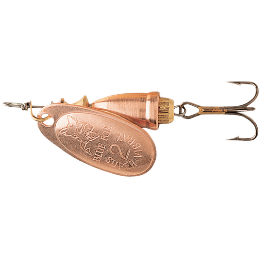 Copper Size 1 Blue Fox Original Vibrax Spinner Lure - 4gm Spinnerbait Fishing Lure