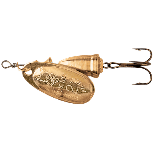 Gold Size 1 Blue Fox Original Vibrax Spinner Lure - 4gm Spinnerbait Fishing Lure