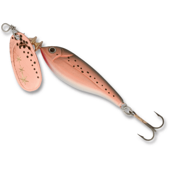 Size 2 Blue Fox Minnow Super Vibrax Long Casting Spinner Lure - Copper