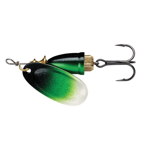 Size 3 Blue Fox Minnow Super Vibrax Long Casting Spinner Lure - Yellow