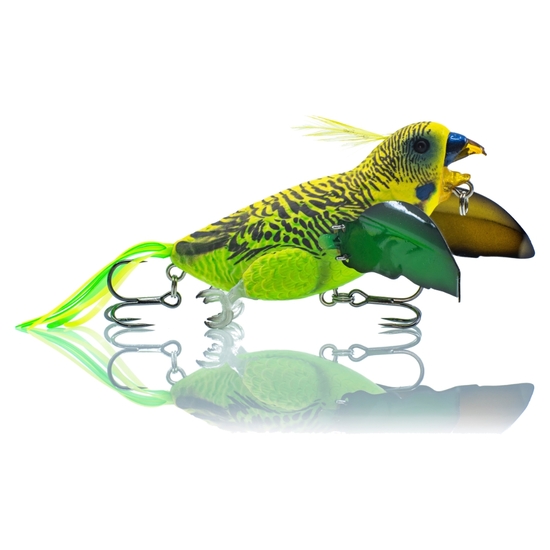 Chasebaits Lures The Smuggler 65mm Water Walker Swimming Bird Fishing Lure - Budgie