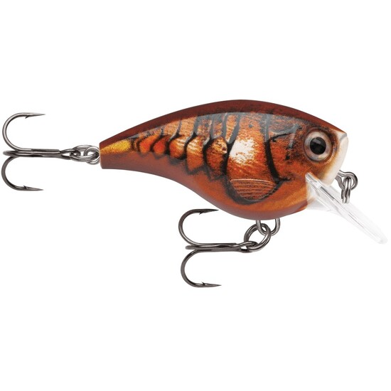 5cm Rapala BX Brat Square Bill Crankbait Fishing Lure - Blaze