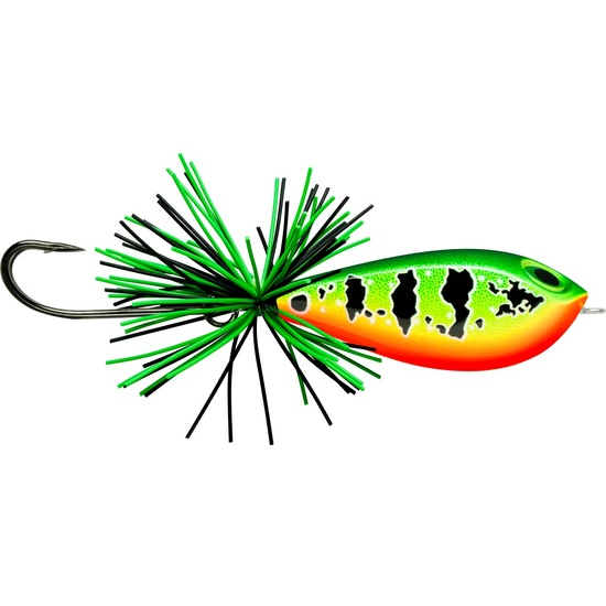 5cm Rapala BX Skitter Frog Topwater Surface Fishing Lure - Hot Peacock Bass