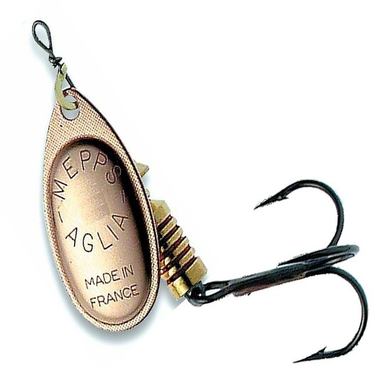 Mepps Lures Aglia Copper Fishing Lure - Size 1, 3.5g