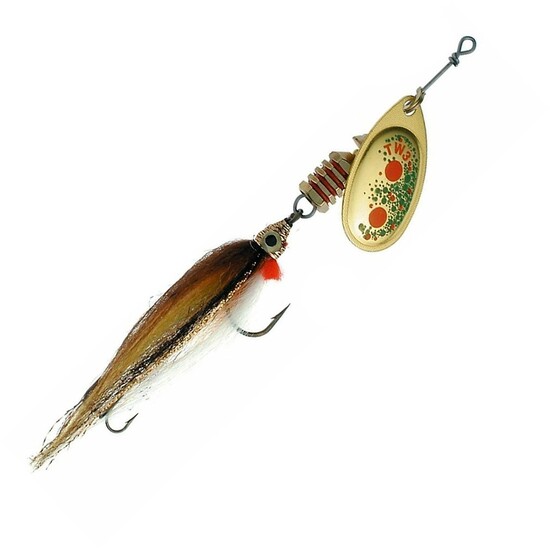 Mepps Lures Aglia TW Streamer Gold Size 3 - 6.8g