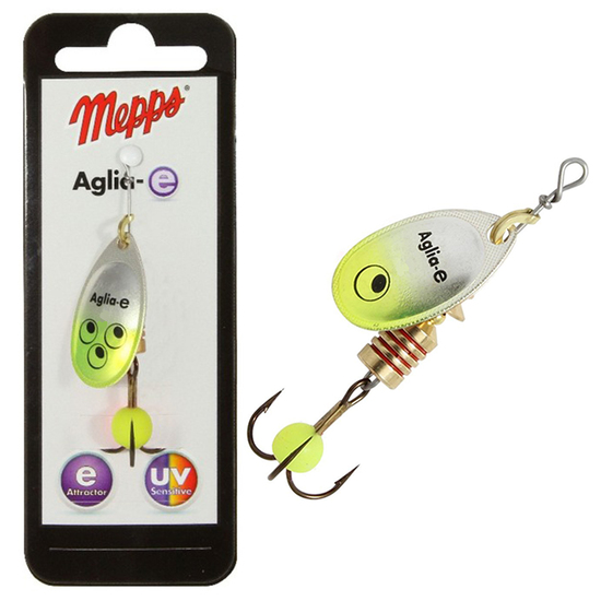 Mepps Lures Aglia-e Brite Chartreuse Size 1 - 3.5g