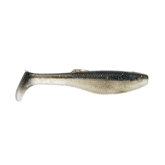 5 Pack of 4 Inch Rapala Crush City Heavy Hitter Soft Plastic Paddle Tail Lures - Baitfish