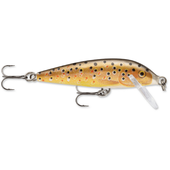 3cm Rapala Countdown Sinking Hardbody Balsa Fishing Lure - Brown Trout