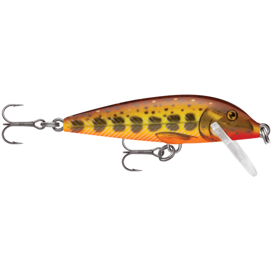 5cm Rapala Countdown Sinking Hardbody Balsa Fishing Lure - Hot Mustard Muddler