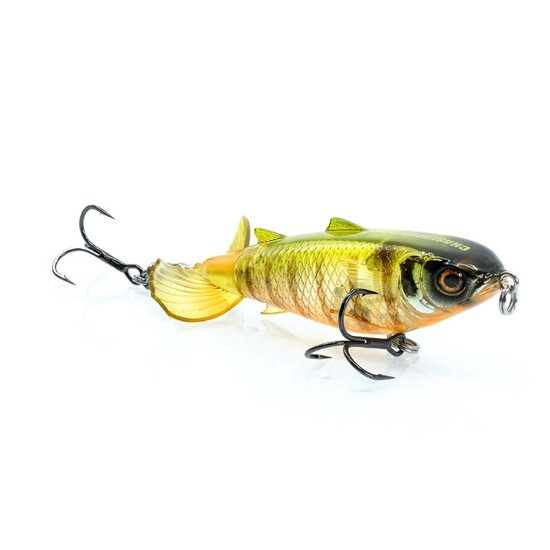 70mm Chasebaits Drunken Mullet Junior Jointed Swimbait Fishing Lure - Bumblebee