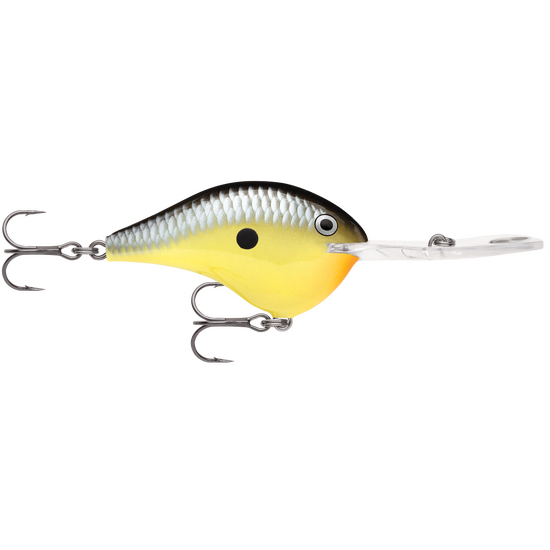 Rapala DT Metal 20 (Dives to 20ft) Crankbait Lure with Deep Diving Metal Disc - Old School