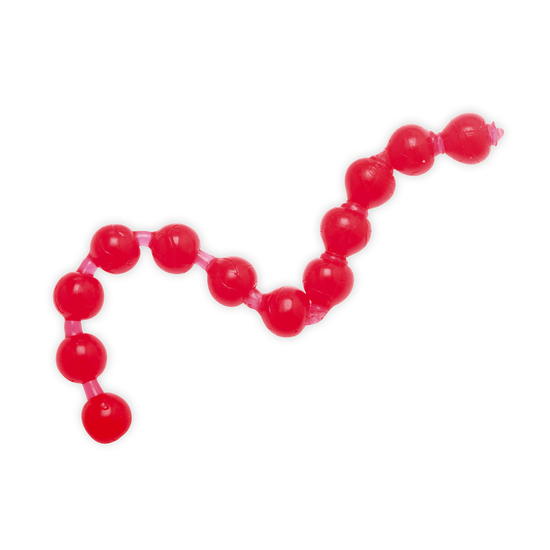 6 Pack of Translucent Red Zman EZ EggZ Soft Plastic Imitation Aquatic Egg Larvae