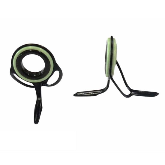 Size 8 Black Replacement Low Profile Fishing Rod Runner with Luminous Ring