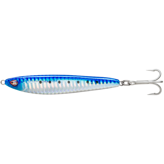 50gm Williamson Gomame Jig - 95mm Metal Fishing Lure - Blue Silver