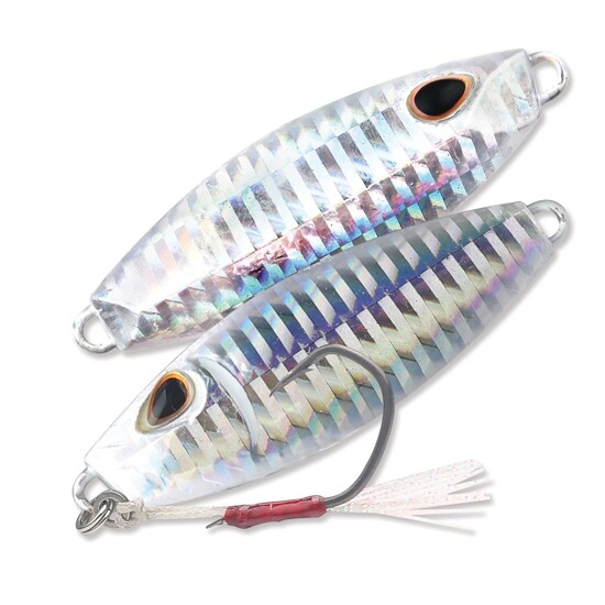 40gm Storm Gomoku Slow Rocker Jig - Compact Slow Pitch Jig Lure - Naked Flash