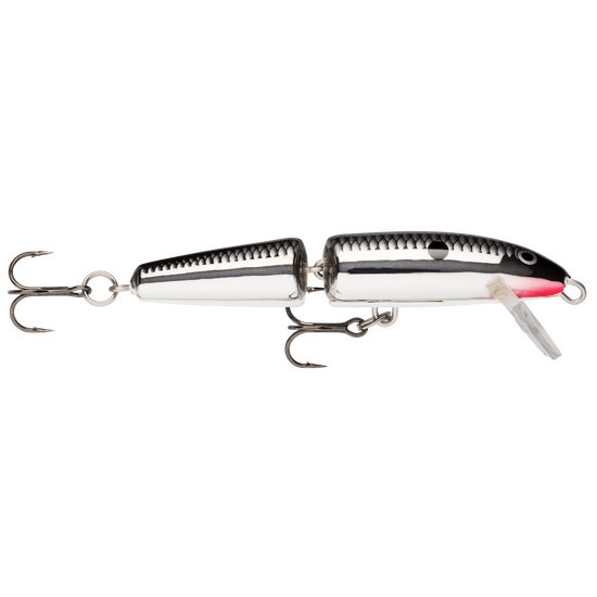 7cm Rapala Jointed Shallow Diver Hard Body Fishing Lure - Chrome