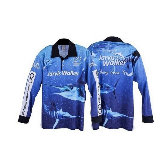 Size 8 Jarvis Walker Kids Long Sleeve Tournament Fishing Shirt with Collar