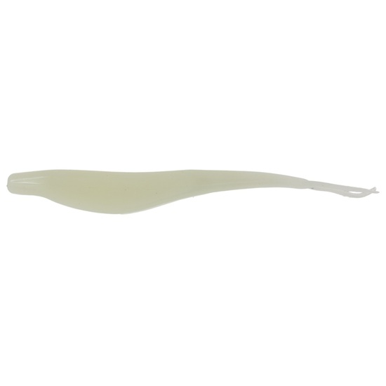 6 Pack of 6 Inch McArthy Tiddler Fluke Jerkbait Soft Plastic Lures - White