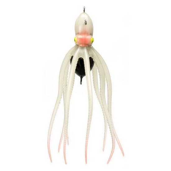 230g Mustad Glow InkVader Octopus Soft Bait Fishing Lure -Squirts Soluble Scented Ink