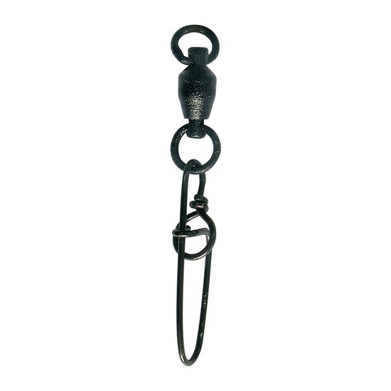 Mustad Stay-Lok Snap With Ball Bearing Swivel Size 1.1 - 30lb/17Kg - Qty: 8