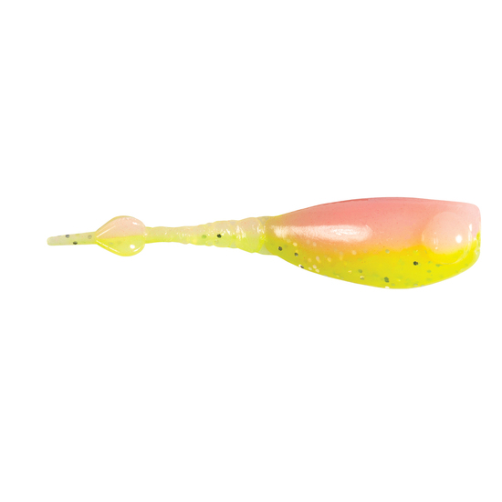 8 Pack of 2 Inch Zman Stingerz Jerkbait Soft Plastic Fishing Lures - Electric Chicken